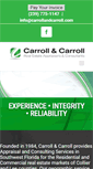 Mobile Screenshot of carrollandcarroll.com